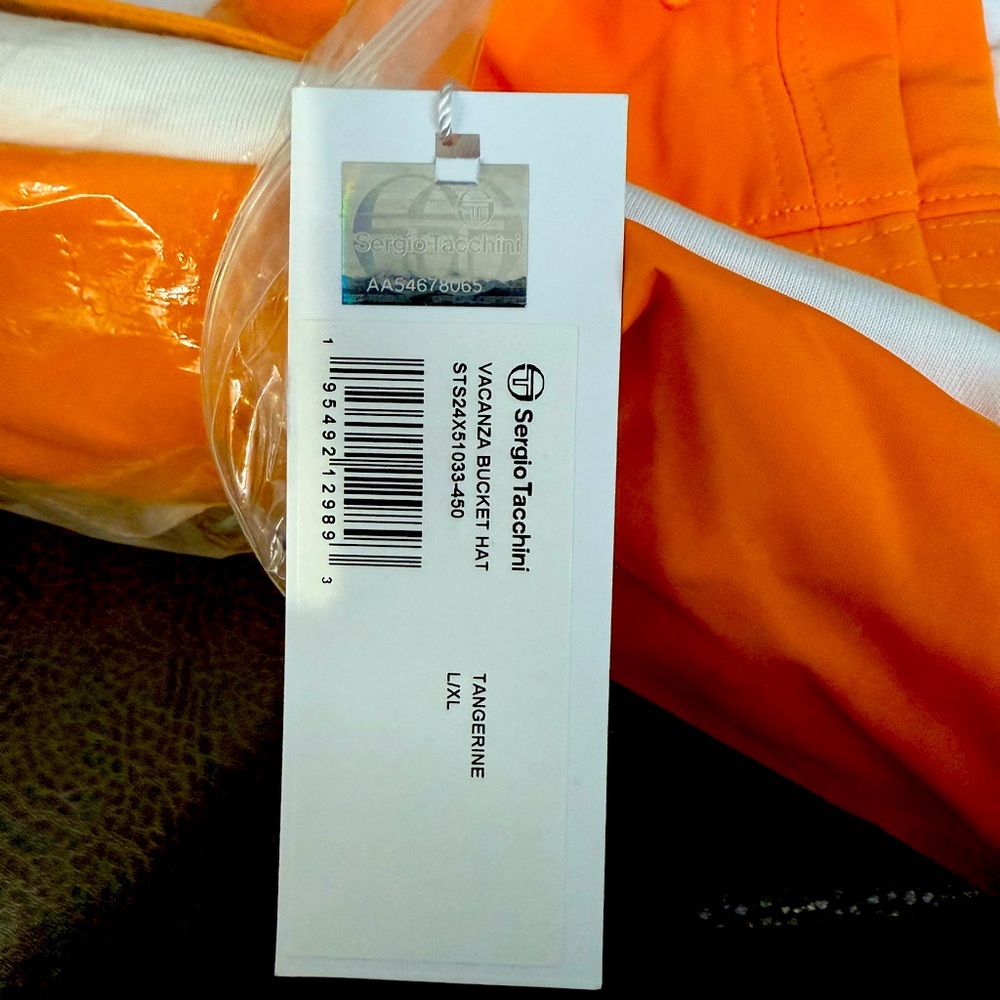 Sergio Tacchini Orange Bucket Hat